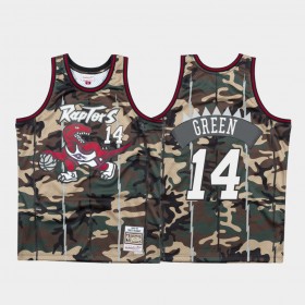 Dres Toronto Raptors Danny Green 14 Woodland Camo Swingman